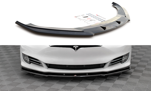 Maxton Design FRONT SPLITTER V.1 Tesla Model S Facelift