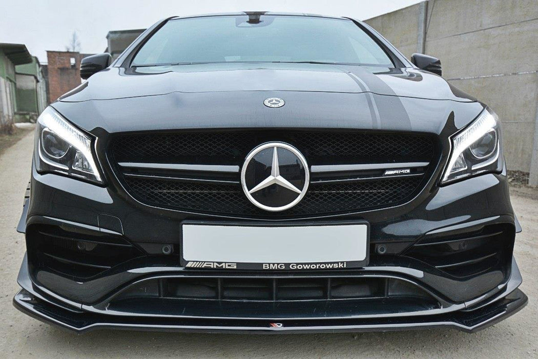 Maxton Design FRONT SPLITTER V.2 Mercedes CLA A45 AMG C117 Facelift