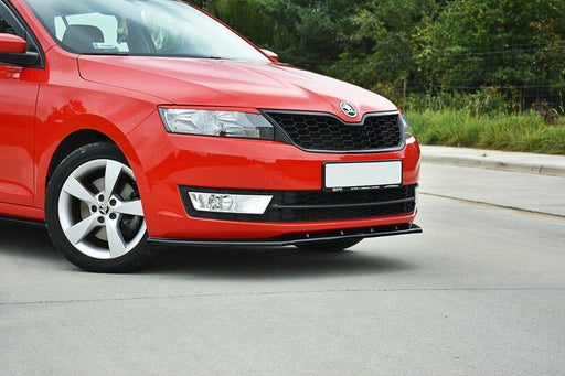 Maxton Design Front Splitter V.2 Skoda Rapid