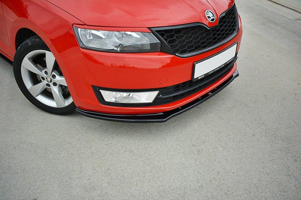 Maxton Design Front Splitter V.2 Skoda Rapid