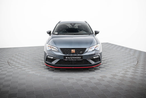 Maxton Design Front Splitter V.3 Seat Leon Cupra / FR Mk3 FL