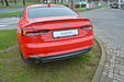 Maxton Design Rear Splitter Audi A5 F5 S-Line (without vertical bars)