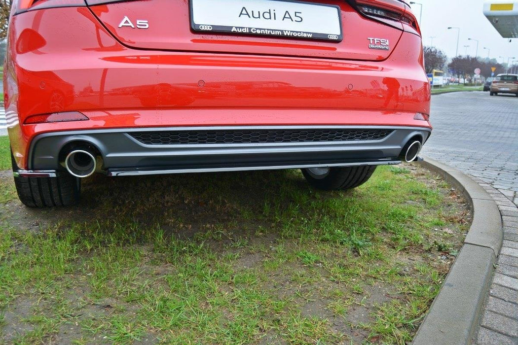 Maxton Design Rear Splitter Audi A5 F5 S-Line (without vertical bars)