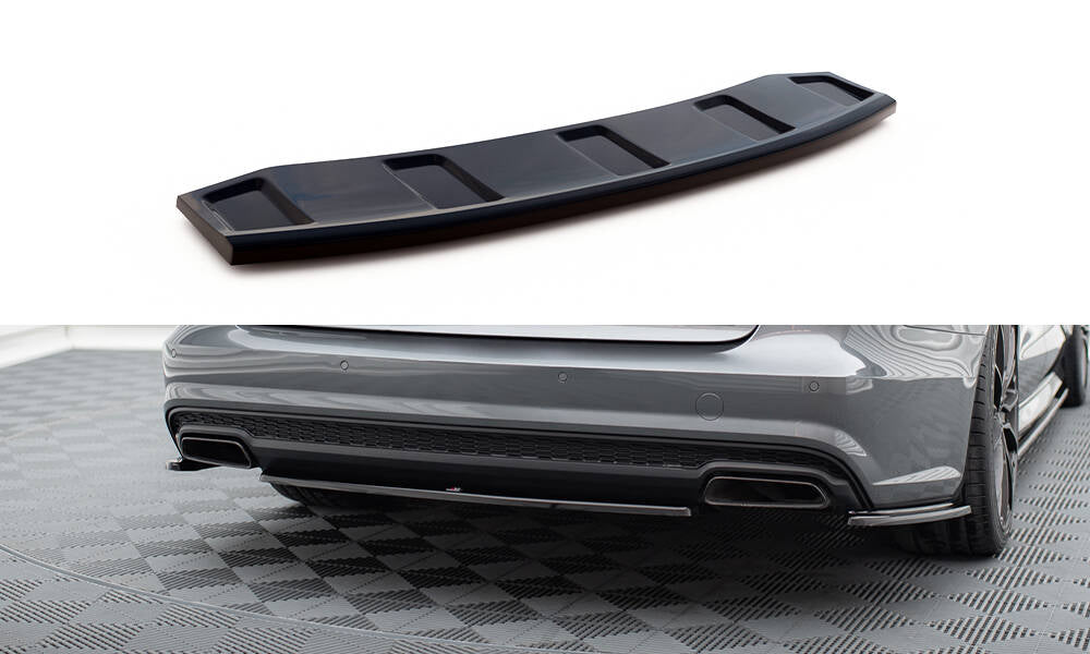 Maxton Design Rear Splitter Audi A6 C7 Avant S-line Facelift