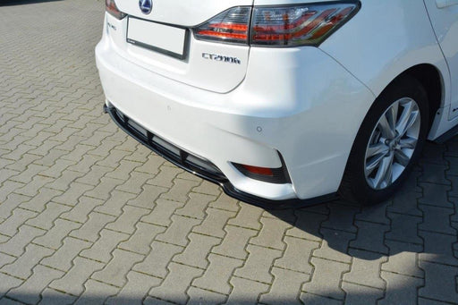 Maxton Design Rear Splitter Lexus CT Mk1 Facelift (without vertical bars)