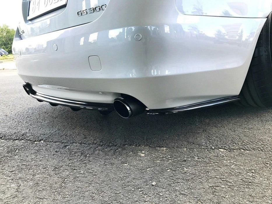 Maxton Design Rear Splitter Lexus GS 300 Mk3 Facelift (with vertical bars)