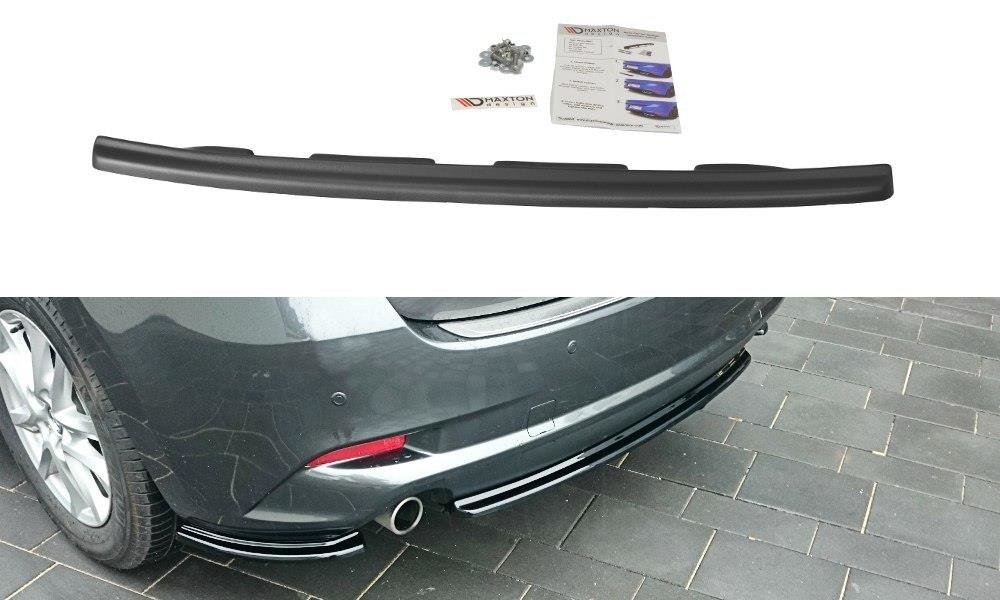 Maxton Design Rear Splitter Mazda 3 BM (Mk3) Facelift (without vertical bars)