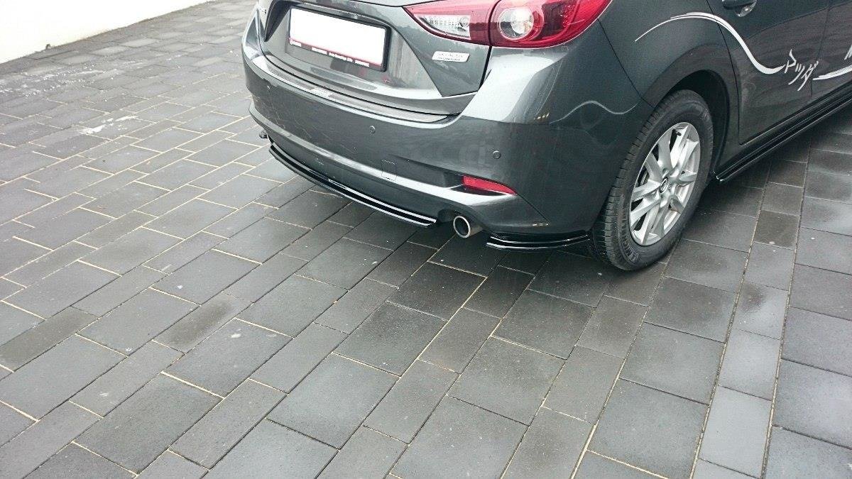 Maxton Design Rear Splitter Mazda 3 BM (Mk3) Facelift (without vertical bars)