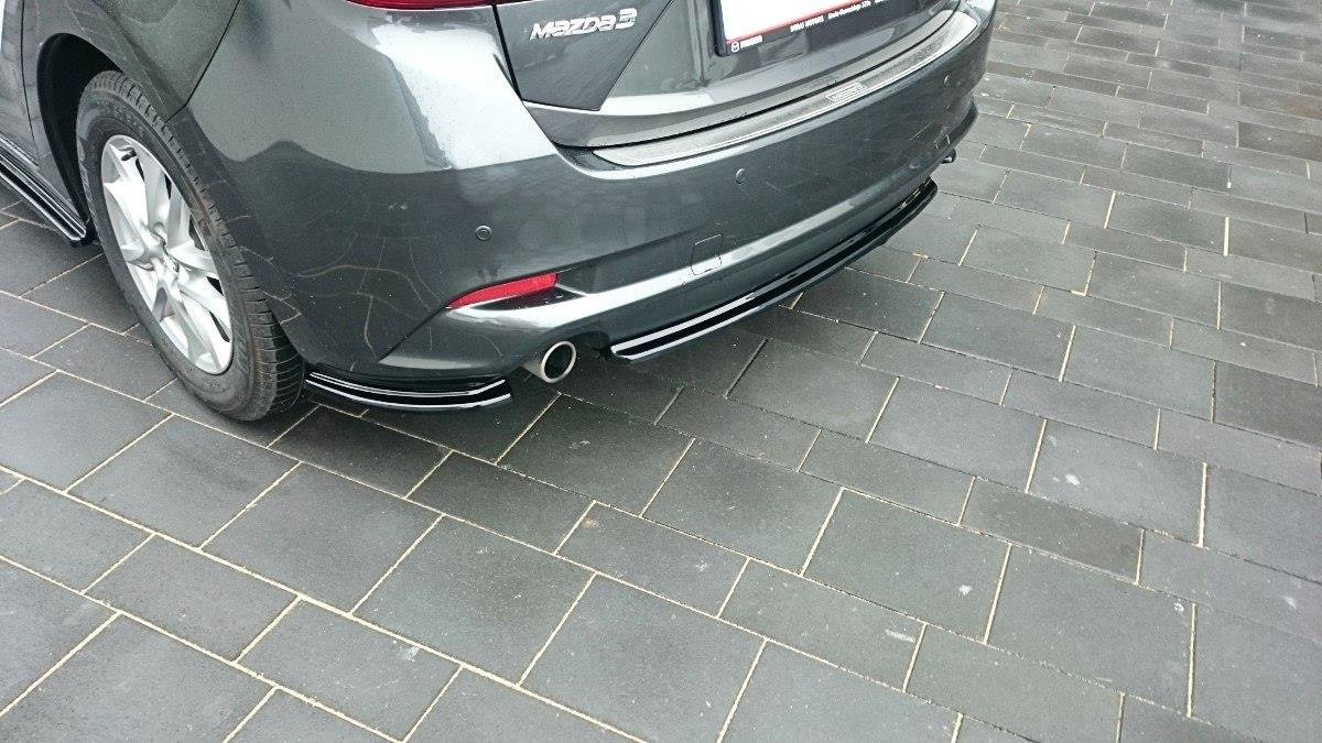 Maxton Design Rear Splitter Mazda 3 BM (Mk3) Facelift (without vertical bars)