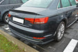 Maxton Design REAR SIDE SPLITTERS Audi A4 B9 S-Line