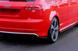 Maxton Design REAR SIDE SPLITTERS Audi RS3 8P