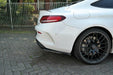 Maxton Design REAR SIDE SPLITTERS Mercedes C-class C205 63AMG Coupe