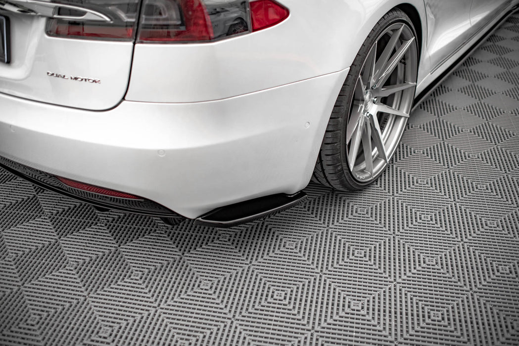 Maxton Design REAR SIDE SPLITTERS Tesla Model S Facelift