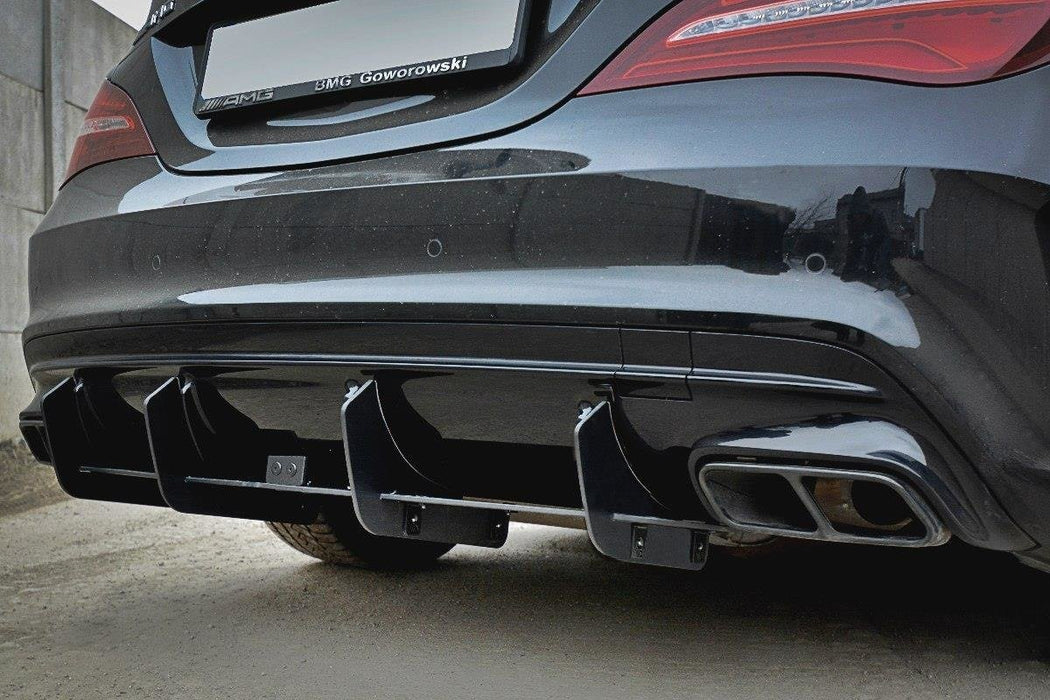 Maxton Design REAR DIFFUSER V.2 Mercedes CLA A45 AMG C117 Facelift