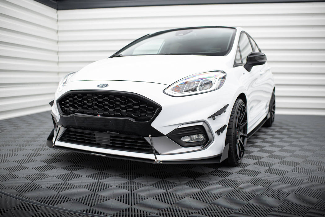 Maxton Design Front Racing Splitter V.1 Ford Fiesta Mk8 ST / ST-Line