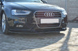 Maxton Design Front Splitter V.1 Audi A4 B8 FL