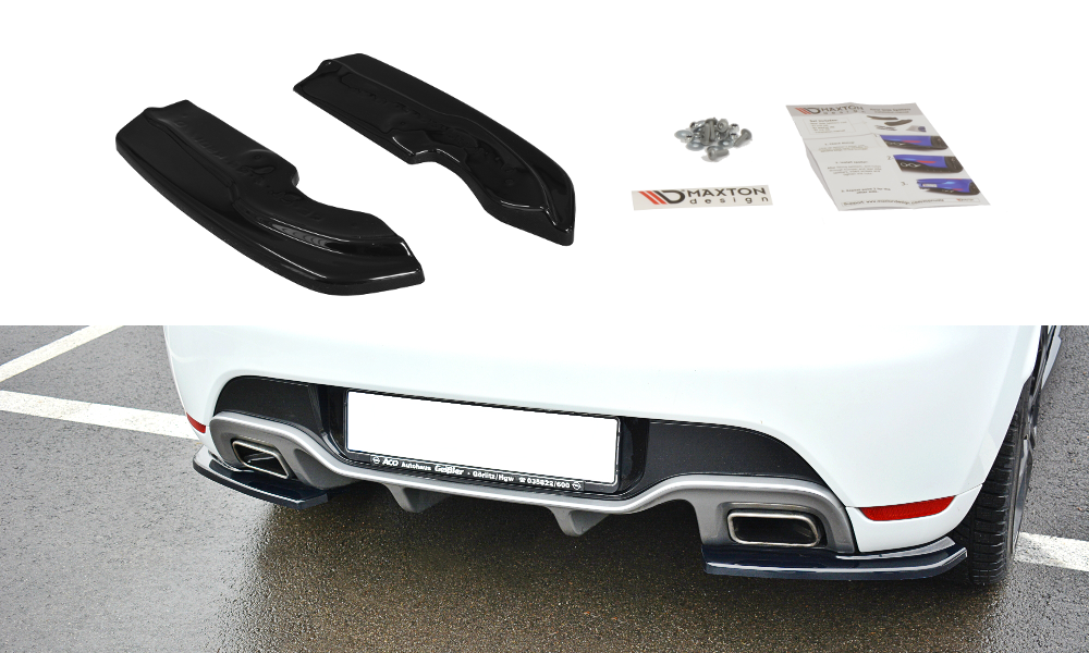 Maxton Design REAR SIDE SPLITTERS RENAULT CLIO MK4 RS