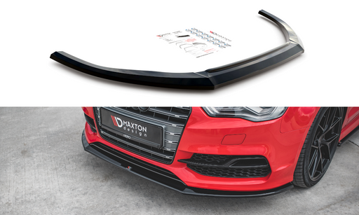 Maxton Design Front Splitter V.1 Audi S3 / A3 S-Line 8V Sedan / Cabrio