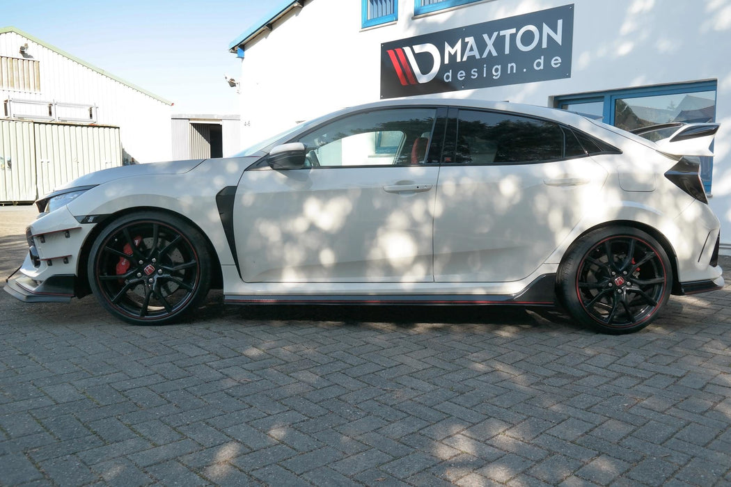 Maxton Design RACING SIDE SKIRTS DIFFUSERS HONDA CIVIC X TYPE R