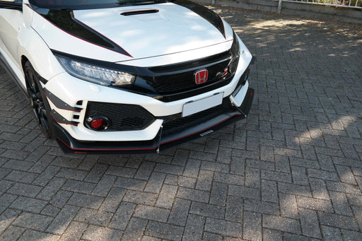 Maxton Design FRONT RACING SPLITTER V.1 HONDA CIVIC X TYPE R