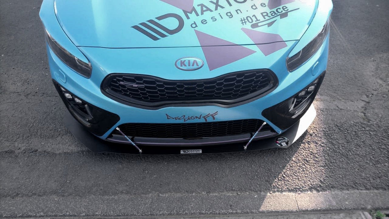 Maxton Design FRONT RACING SPLITTER KIA CEE'D / PRO CEE'D GT MK2