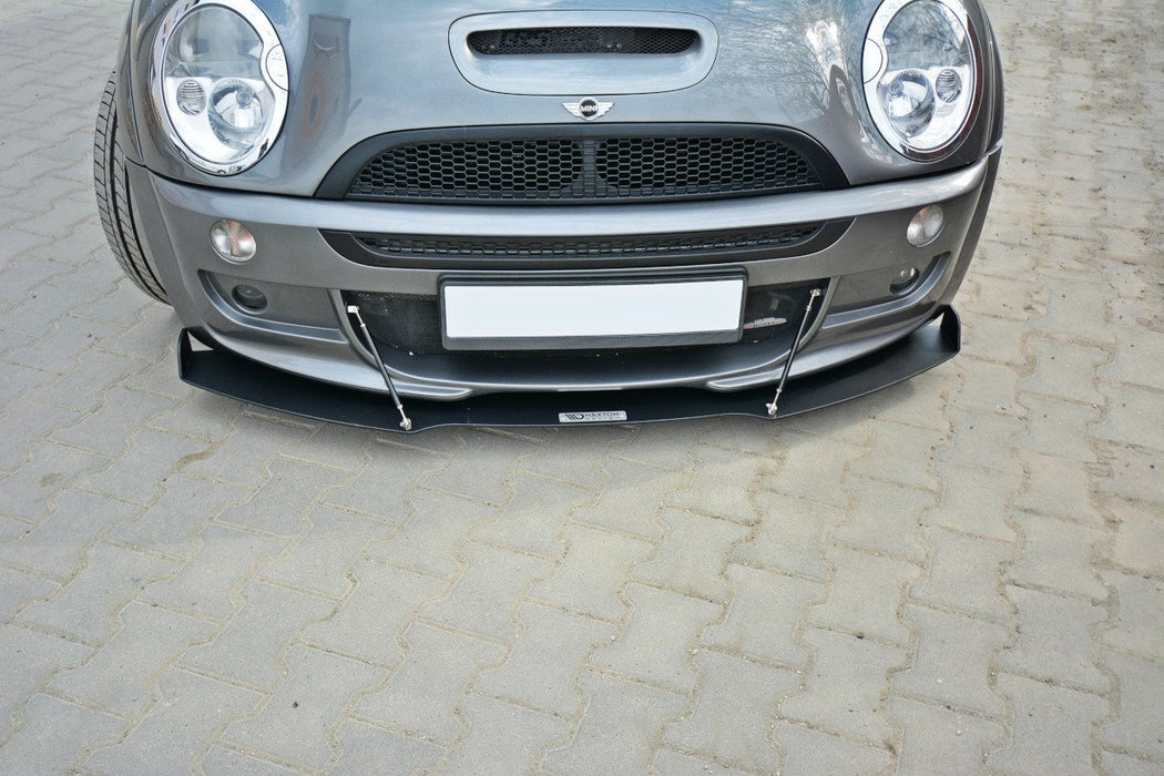 Maxton Design FRONT RACING SPLITTER MINI R53 COOPER S JCW