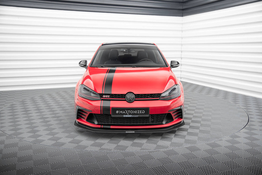 Maxton Design FRONT RACING SPLITTER VW GOLF VII GTI CLUBSPORT