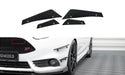 Maxton Design Front Bumper Wings (Canards) Ford Fiesta ST Mk7 FL