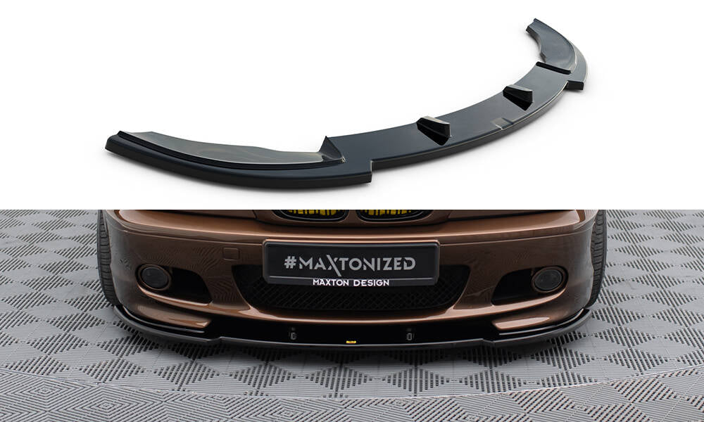 Maxton Design FRONT SPLITTER V.1 for BMW 3 E46 MPACK COUPE