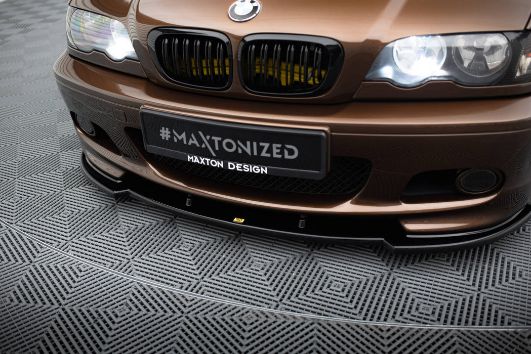 Maxton Design FRONT SPLITTER V.1 for BMW 3 E46 MPACK COUPE