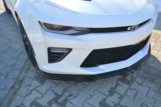 Maxton Design FRONT SPLITTER V.2 CHEVROLET CAMARO 6TH-GEN. PHASE-I 2SS COUPE