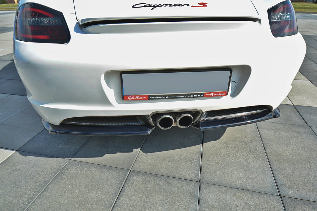 Maxton Design REAR SIDE SPLITTERS PORSCHE CAYMAN S 987C