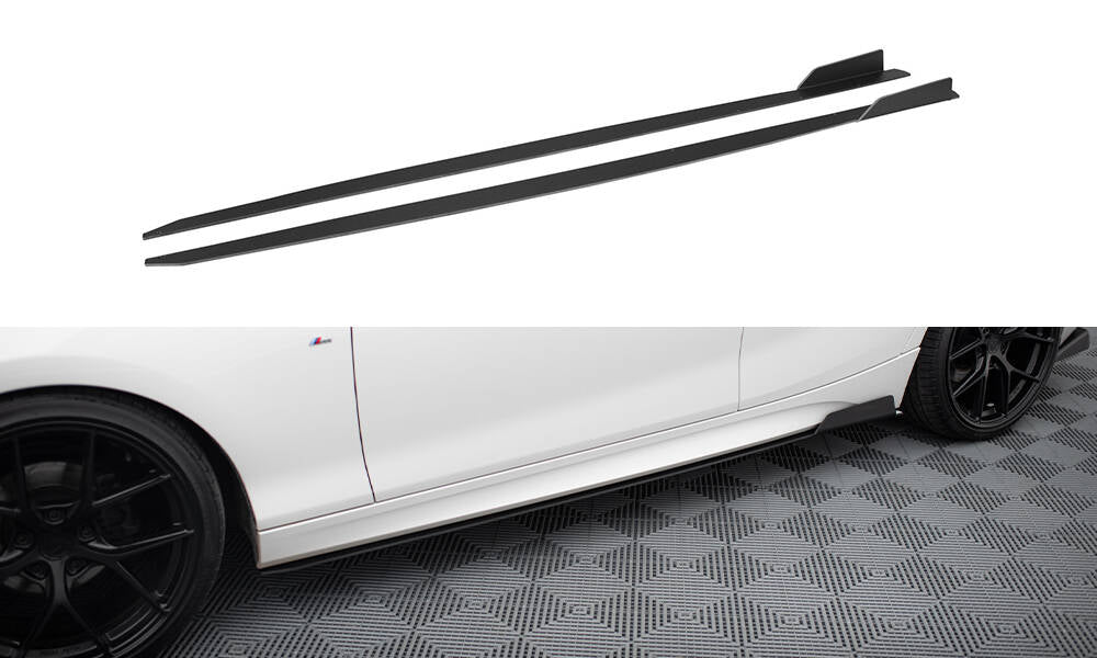 Maxton Design RACING SIDE SKIRTS DIFFUSERS BMW 1 F21 M135i / M140i / M-Pack