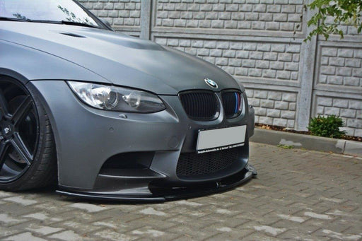 Maxton Design FRONT SPLITTER BMW M3 E92 / E93 (PREFACE MODEL fits M Performance splitters)