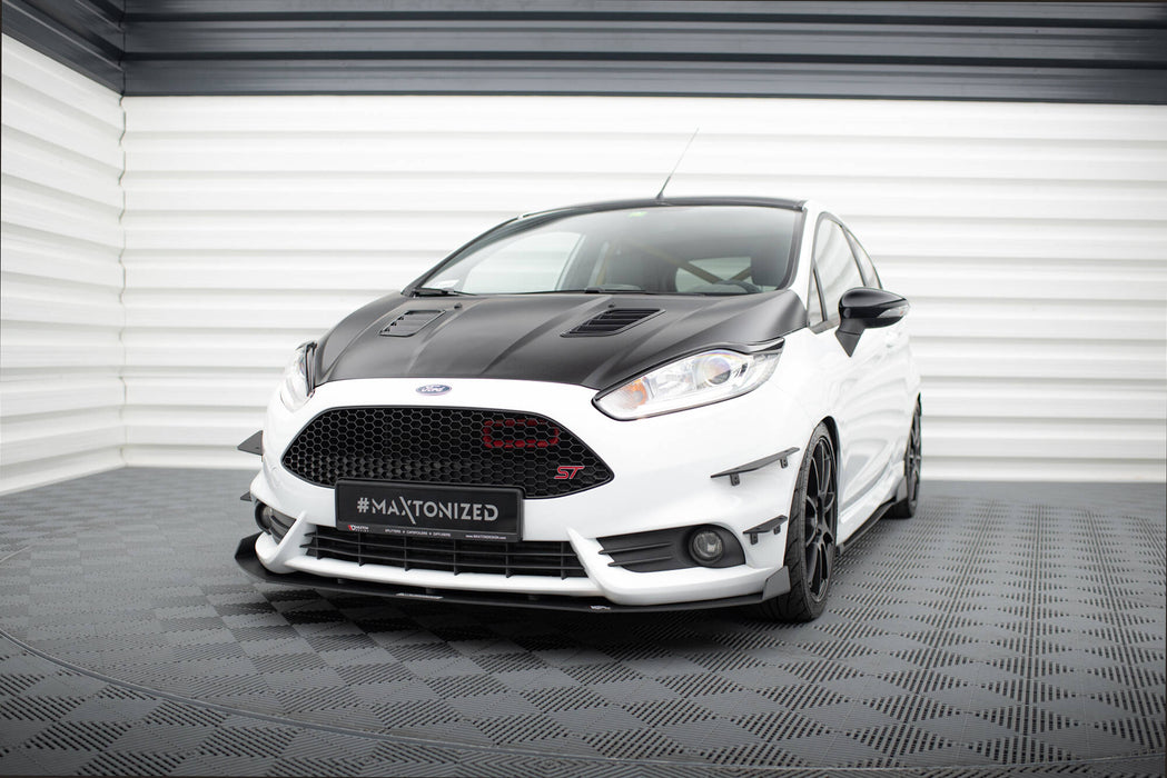 Maxton Design Front Splitter Racing V.3 Ford Fiesta ST Mk7 FL