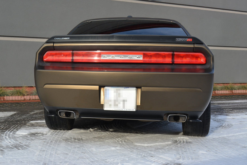 Maxton Design Rear Splitter DODGE CHALLENGER MK3. PHASE-I SRT8 COUPE (without vertical bars)