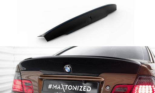 Maxton Design REAR SPOILER / LID EXTENSION BMW 3 E46 COUPE < M3 CSL LOOK > (FOR PAINTING)