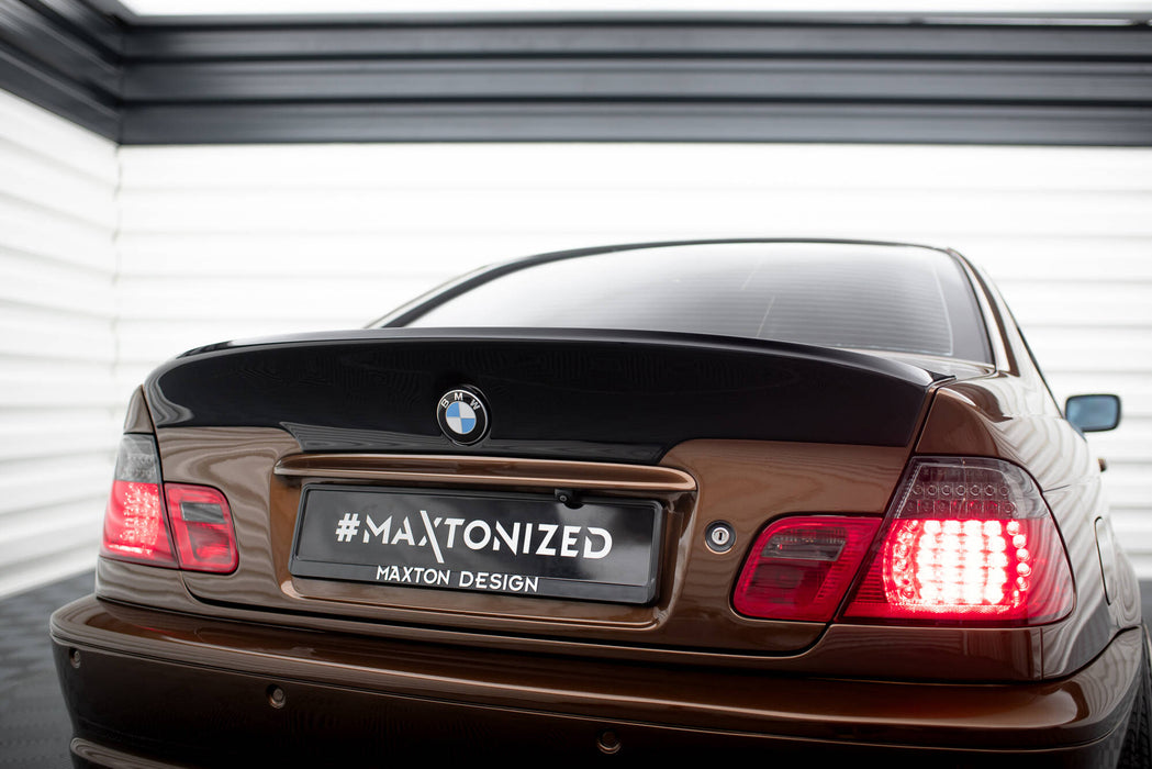 Maxton Design REAR SPOILER / LID EXTENSION BMW 3 E46 COUPE < M3 CSL LOOK > (FOR PAINTING)