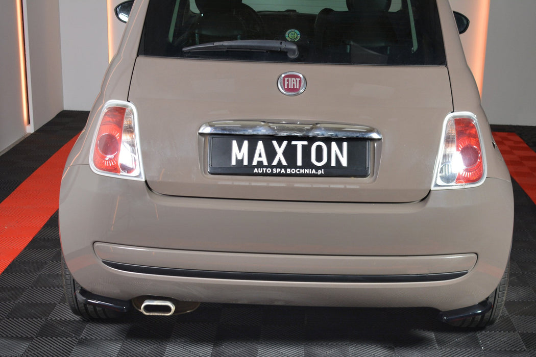 Maxton Design REAR SIDE SPLITTERS FIAT 500 HATCHBACK PREFACE