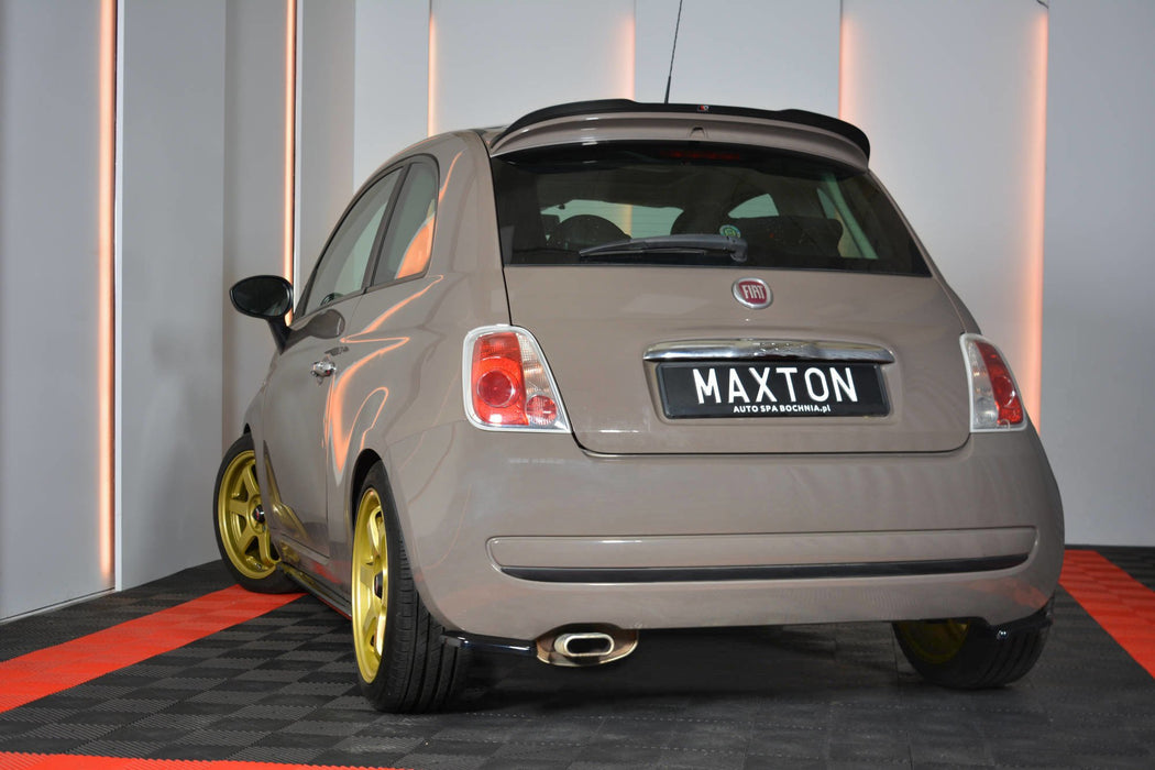 Maxton Design REAR SIDE SPLITTERS FIAT 500 HATCHBACK PREFACE