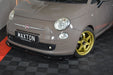 Maxton Design FRONT SPLITTER V.2 FIAT 500 HATCHBACK PREFACE