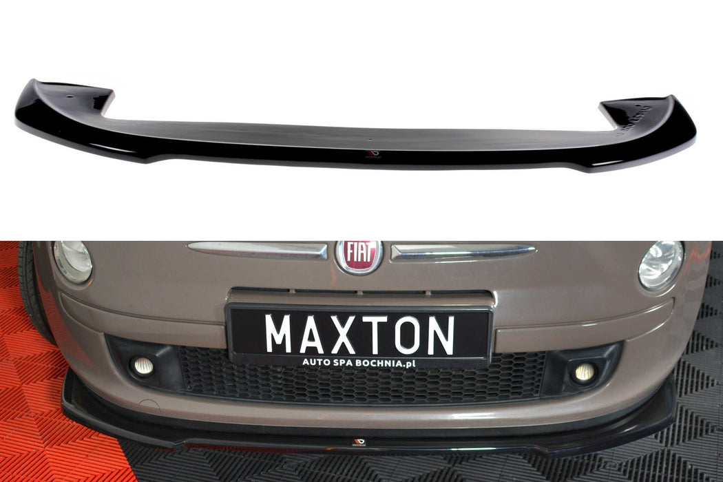 Maxton Design FRONT SPLITTER V.2 FIAT 500 HATCHBACK PREFACE