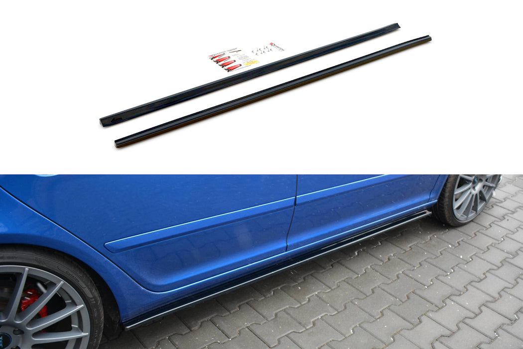 Maxton Design Side Skirts Diffusers Skoda Octavia RS Mk2 / Mk2 FL