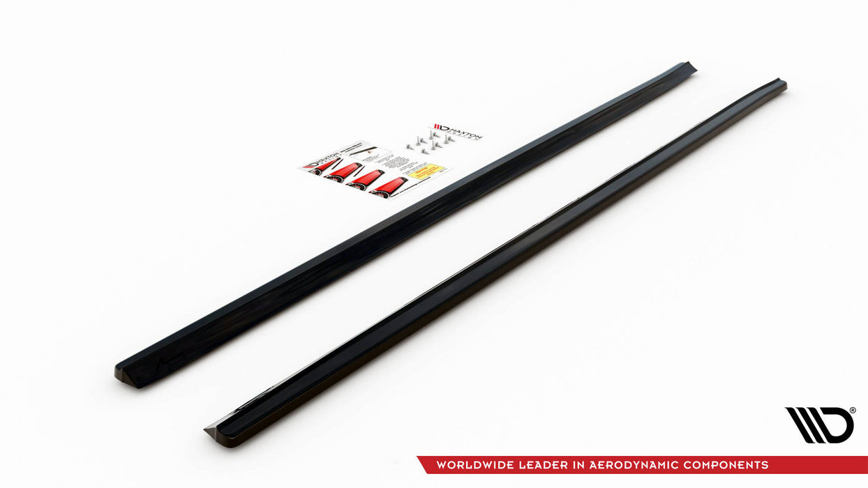 Maxton Design Side Skirts Diffusers Skoda Octavia RS Mk2 / Mk2 FL