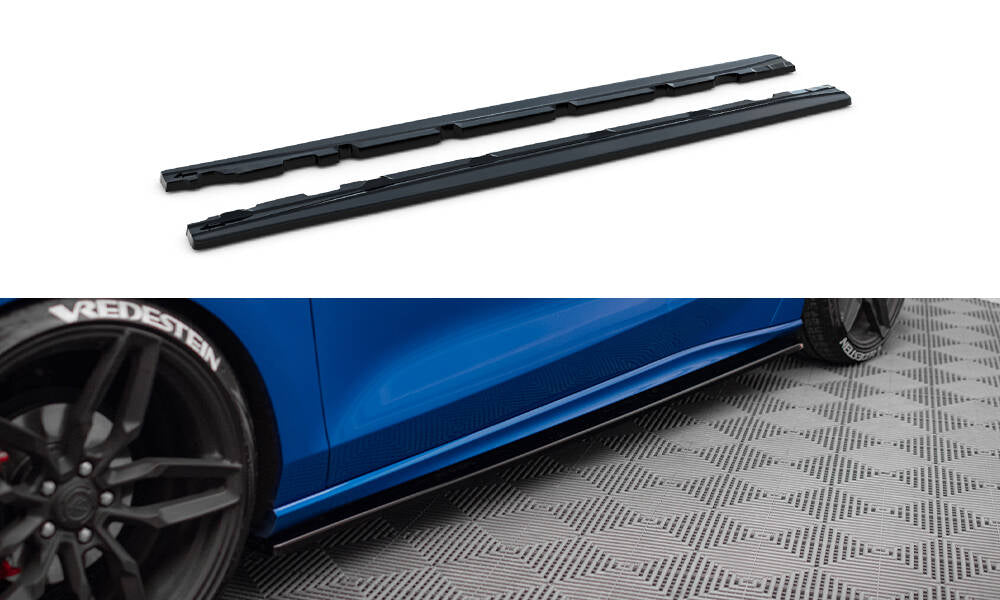 Maxton Design Side Skirts Diffusers Ford Focus ST / ST-Line Mk4