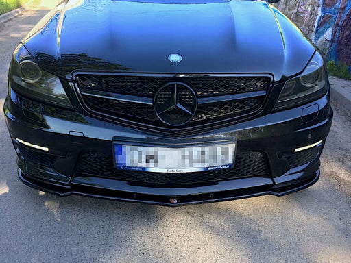 Maxton Design FRONT SPLITTER Mercedes-Benz C63 AMG Sedan / Estate W204 Facelift / S204 Facelift