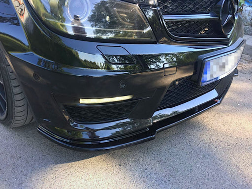 Maxton Design FRONT SPLITTER Mercedes-Benz C63 AMG Sedan / Estate W204 Facelift / S204 Facelift