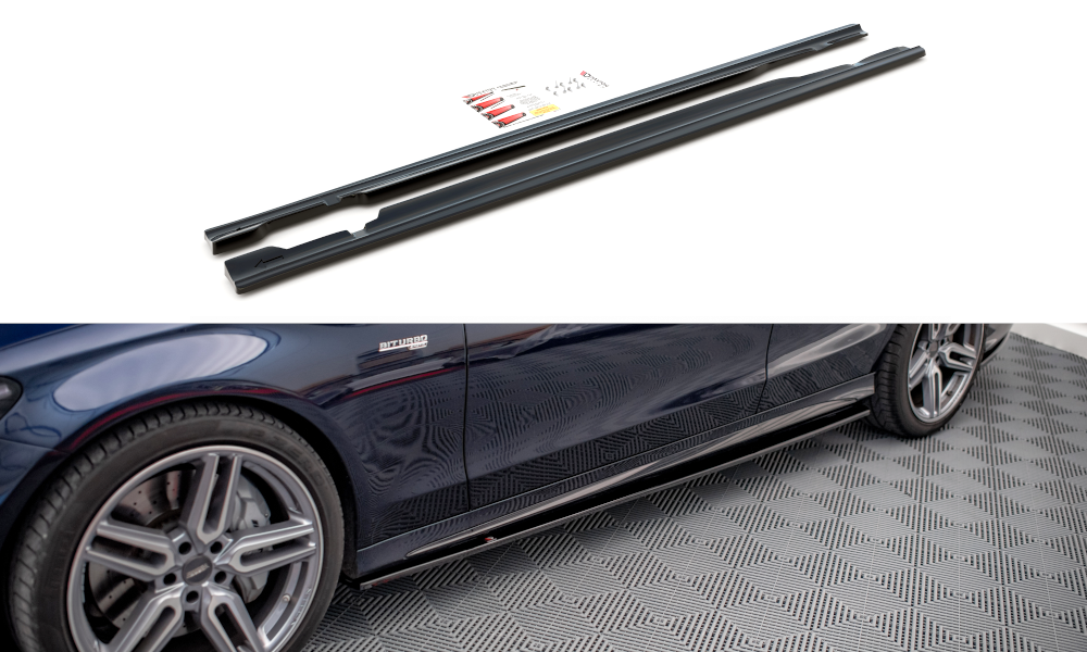 Maxton Design Side Skirts Diffusers Mercedes-AMG C 43 / AMG-Line W205