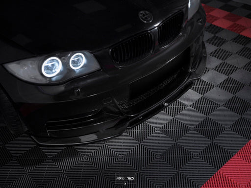 Maxton Design FRONT SPLITTER V.1 for BMW 1 E82 FACELIFT M-PACK