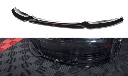 Maxton Design FRONT SPLITTER V.1 for BMW 1 E82 FACELIFT M-PACK